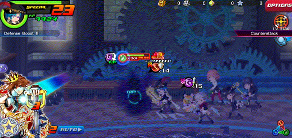 Sonic Thrust in Kingdom Hearts Unchained χ / Union χ.