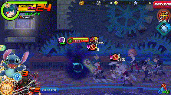 Electric Strike in Kingdom Hearts Unchained χ / Union χ.