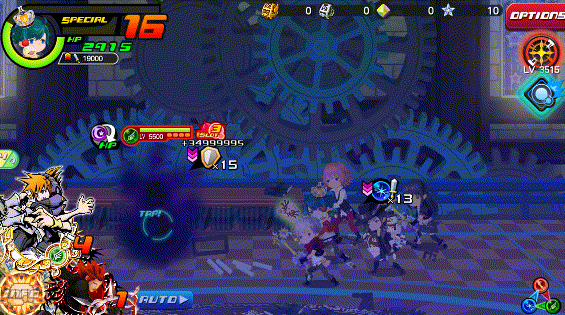 Dual Shockwave in Kingdom Hearts Unchained χ / Union χ.
