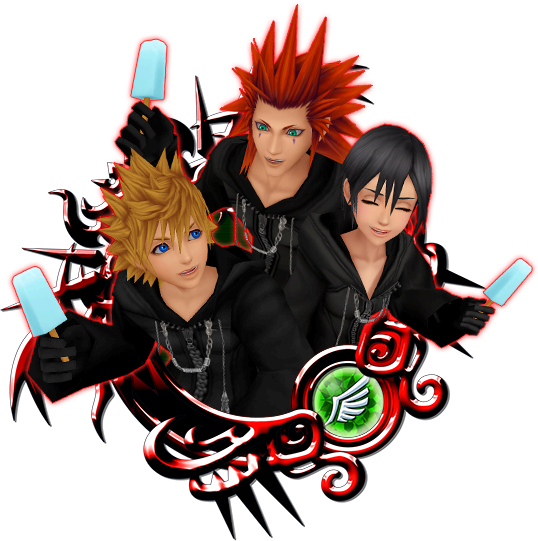 Roxas & Axel & Xion