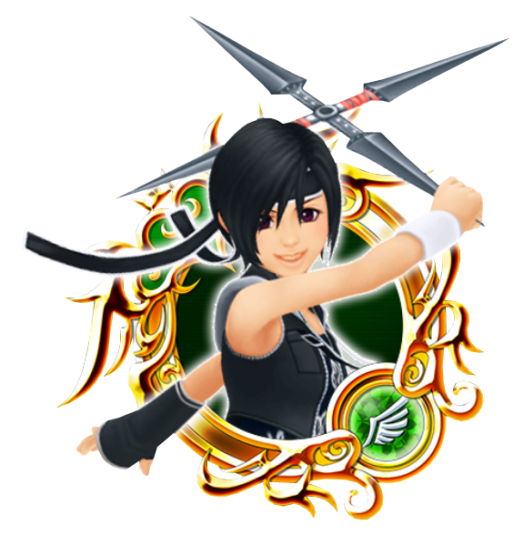 File:KH II Yuffie 6★ KHUX.png
