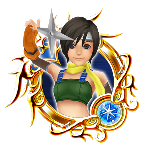 File:KH Yuffie 6★ KHUX.png