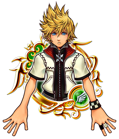 File:Illustrated Roxas 6★ KHUX.png