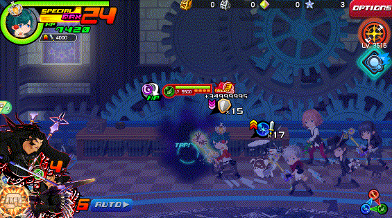 Spear Thrust in Kingdom Hearts Unchained χ / Union χ.