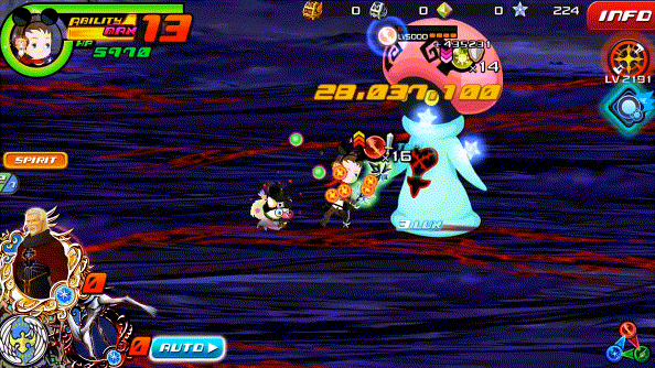 Blazing Cannon in Kingdom Hearts Unchained χ / Union χ.