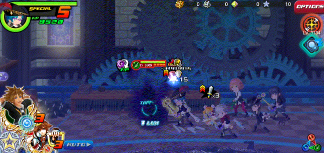 Fire Dash in Kingdom Hearts Unchained χ / Union χ.