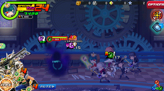 Flash of Darkness in Kingdom Hearts Unchained χ / Union χ.