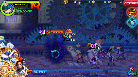 Fire Flair in Kingdom Hearts Unchained χ / Union χ.