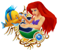 Flounder: "Ariel's best friend."
