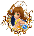 Selphie: "A girl from Destiny Islands who played with Sora when she was little."
