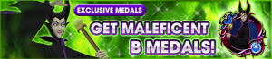 Event - Get Maleficent B Medals! banner KHUX.png