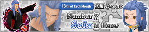 XIII Event - Number 7 Saïx is Here!