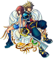 Official art from KINGDOM HEARTS II.