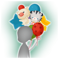 Balloon Moogle & Chirithy