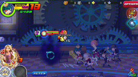 Spinning Raid in Kingdom Hearts Unchained χ / Union χ.