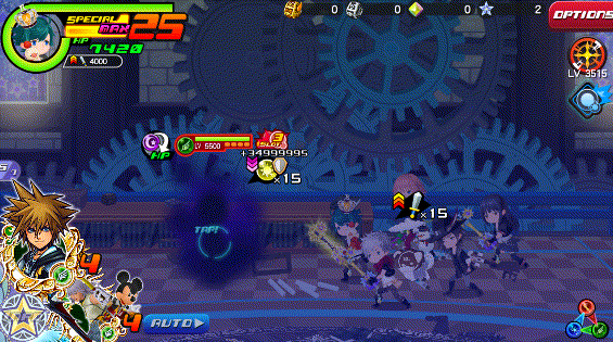 Thunderstorm in Kingdom Hearts Unchained χ / Union χ.