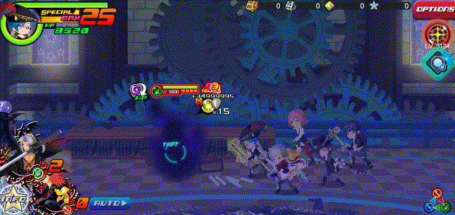 Dark End in Kingdom Hearts Unchained χ / Union χ.