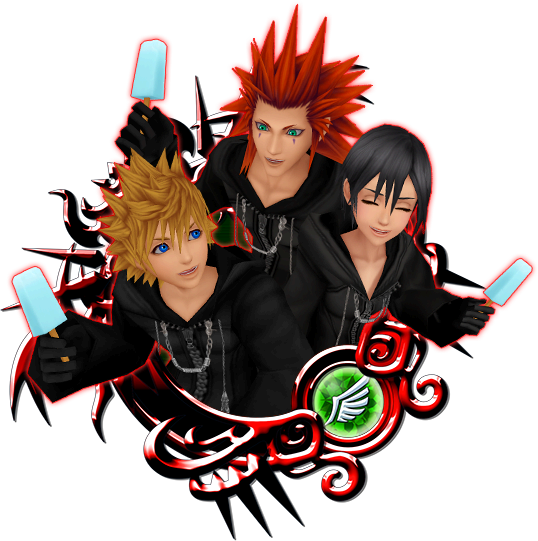 File:Roxas & Axel & Xion 7★ KHUX.png