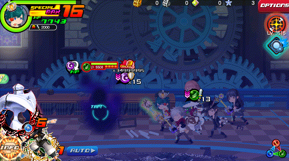 Curious Cubes in Kingdom Hearts Unchained χ / Union χ.