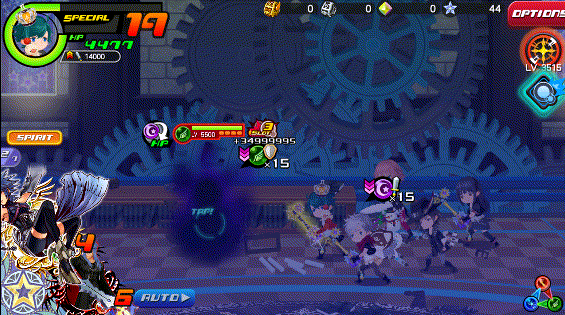 Icy Burst in Kingdom Hearts Unchained χ / Union χ.