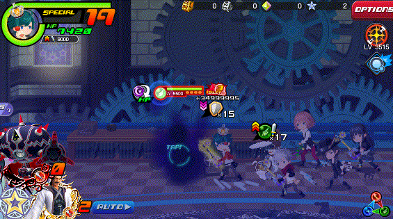 Laser in Kingdom Hearts Unchained χ / Union χ.