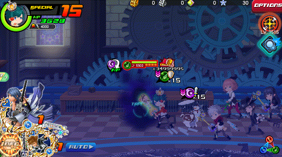 Wind Barrage in Kingdom Hearts Unchained χ / Union χ.