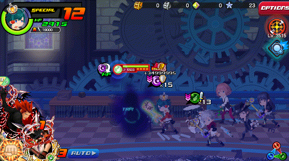 Flame Rush in Kingdom Hearts Unchained χ / Union χ.