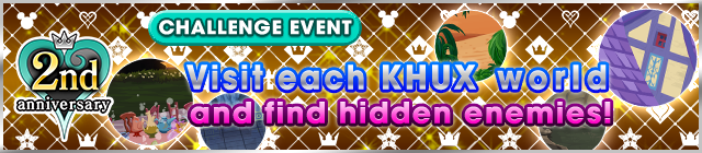 File:Event - Visit each KHUX world and find hidden enemies! banner KHUX.png