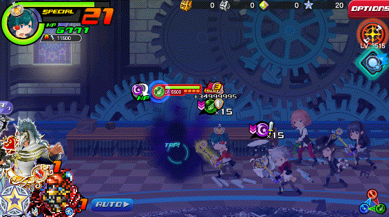 Horn Strike in Kingdom Hearts Unchained χ / Union χ.