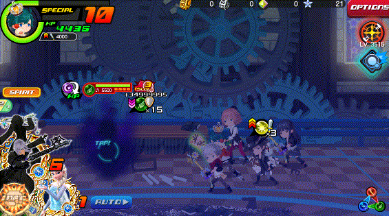 Fiery Beat in Kingdom Hearts Unchained χ / Union χ.