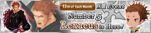 XIII Event - Number 5 Lexaeus is Here!