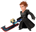 Lexaeus: "The 5th member of Organization XIII. A born warrior who brandishes a gigantic tomahawk."