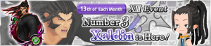 XIII Event - Number 3 Xaldin is Here!
