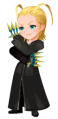 Larxene: "The 12th member of Organization XIII. She conspired with Marluxia to turn on the Organization."